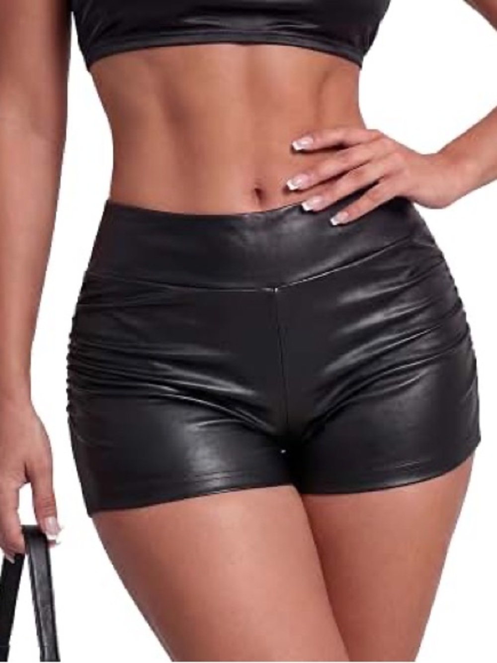 Costume high waisted shorty shorts
